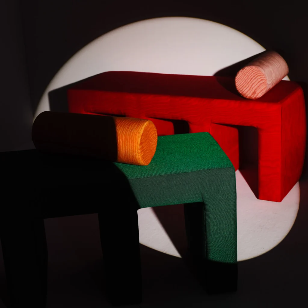 Otto - Moire-upholstered Bench — 8