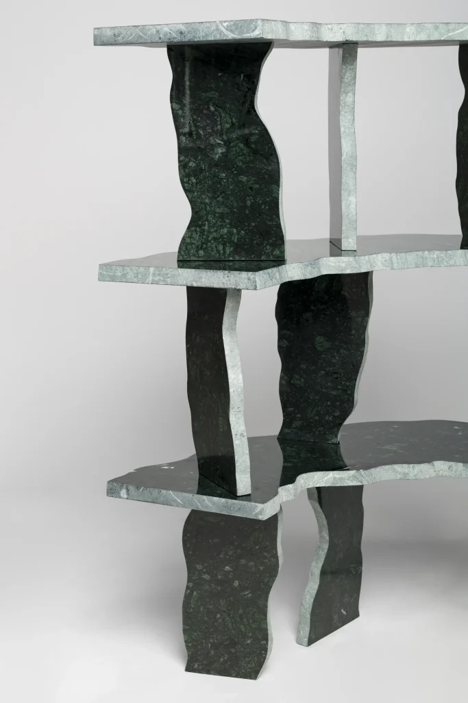 Marbelicious - Tall Marble Bookcase — 2