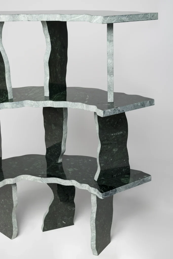 Marbelicious - Tall Marble Bookcase — 3