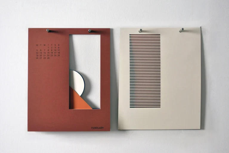 Multicoloured Paper Calendar 2024 — 2