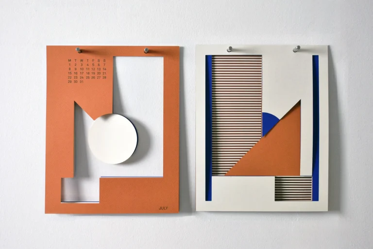 Multicoloured Paper Calendar 2024 — 4