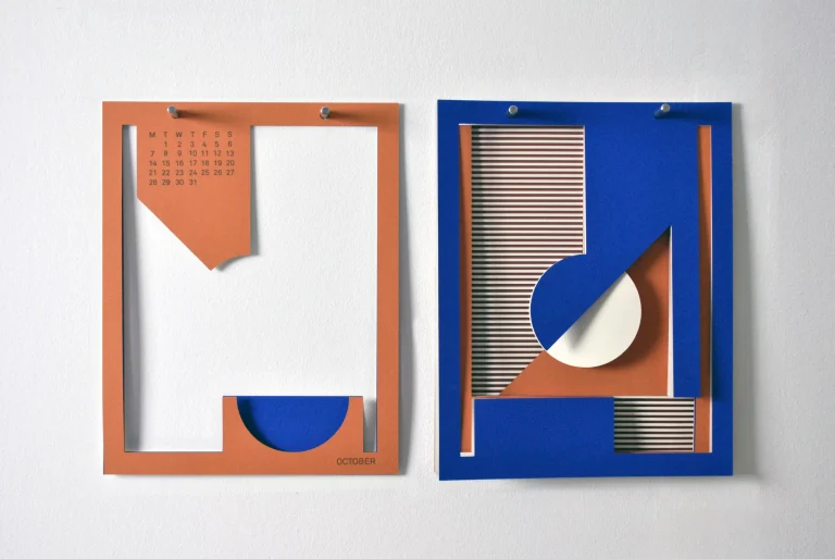Multicoloured Paper Calendar 2024 — 5