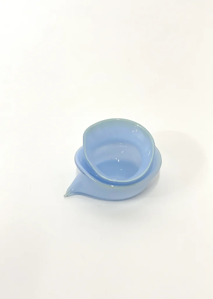 Small Deflated Blown Glass Bowl — 15