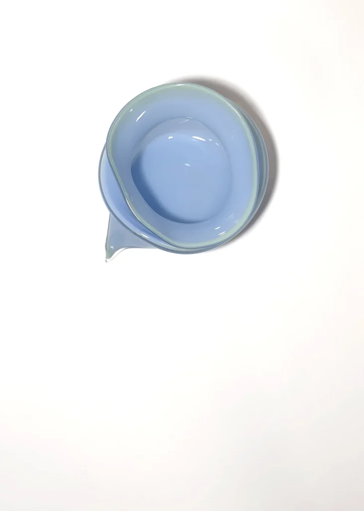 Small Deflated Blown Glass Bowl — 3