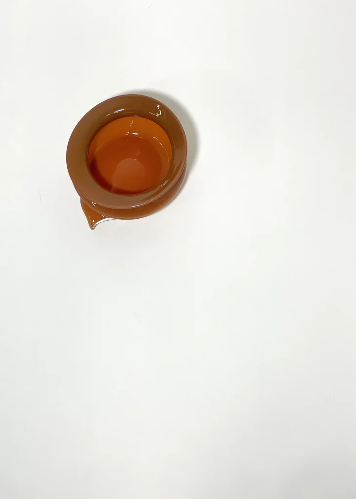 Small Deflated Blown Glass Bowl — 6