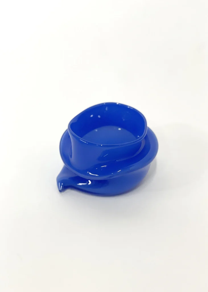 Small Deflated Blown Glass Bowl — 19
