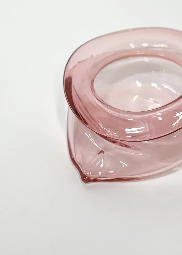 Small Deflated Blown Glass Bowl — 18