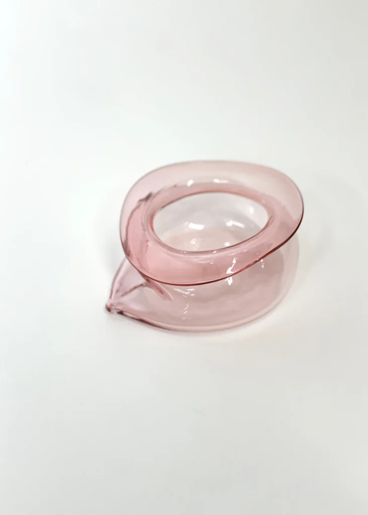 Small Deflated Blown Glass Bowl — 9