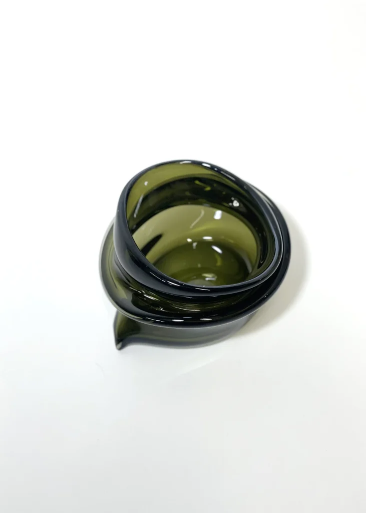 Small Deflated Blown Glass Bowl — 11