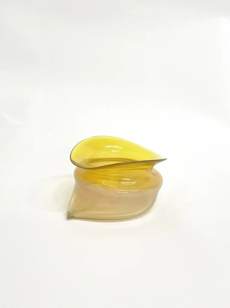 Small Deflated Blown Glass Bowl — 14