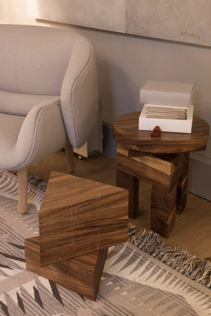 Aster - Parota Wood Side Table — 4