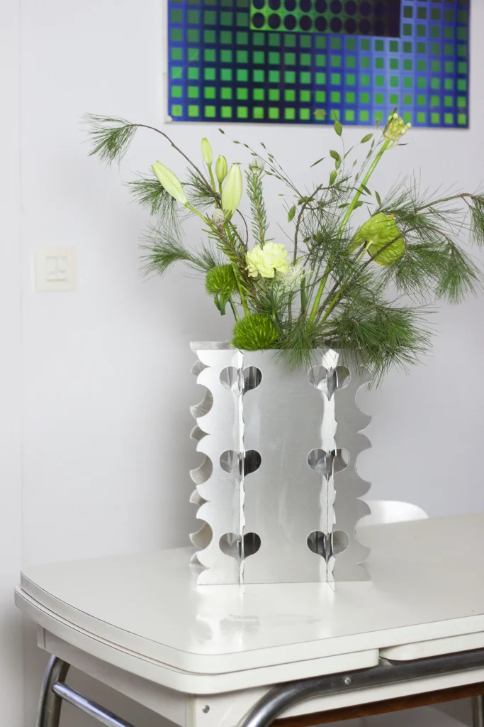 Sheet Aluminum Phase Vase — 3