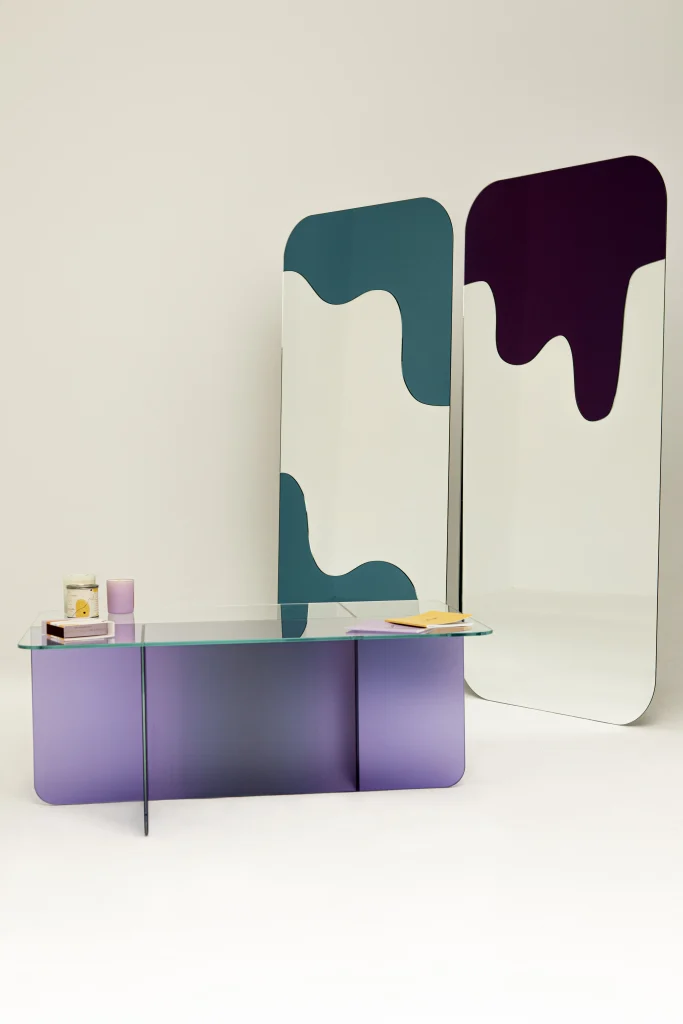 Melted Purple Glass Mirror — 3