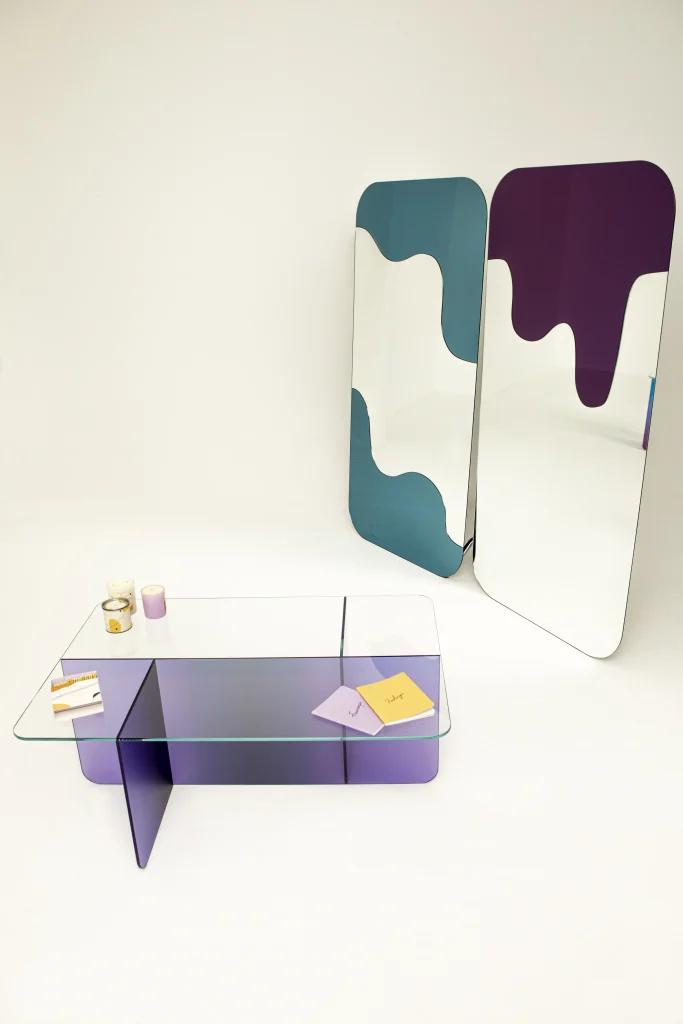 Melted Purple Glass Mirror — 4