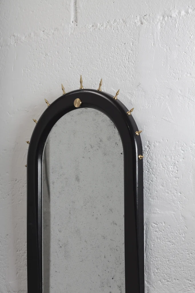 Sitiera_01 - Solid Wood Wall Mirror With Bronze Or Stainless Steel — 3