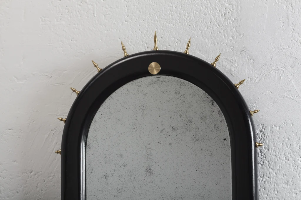 Sitiera_01 - Solid Wood Wall Mirror With Bronze Or Stainless Steel — 4