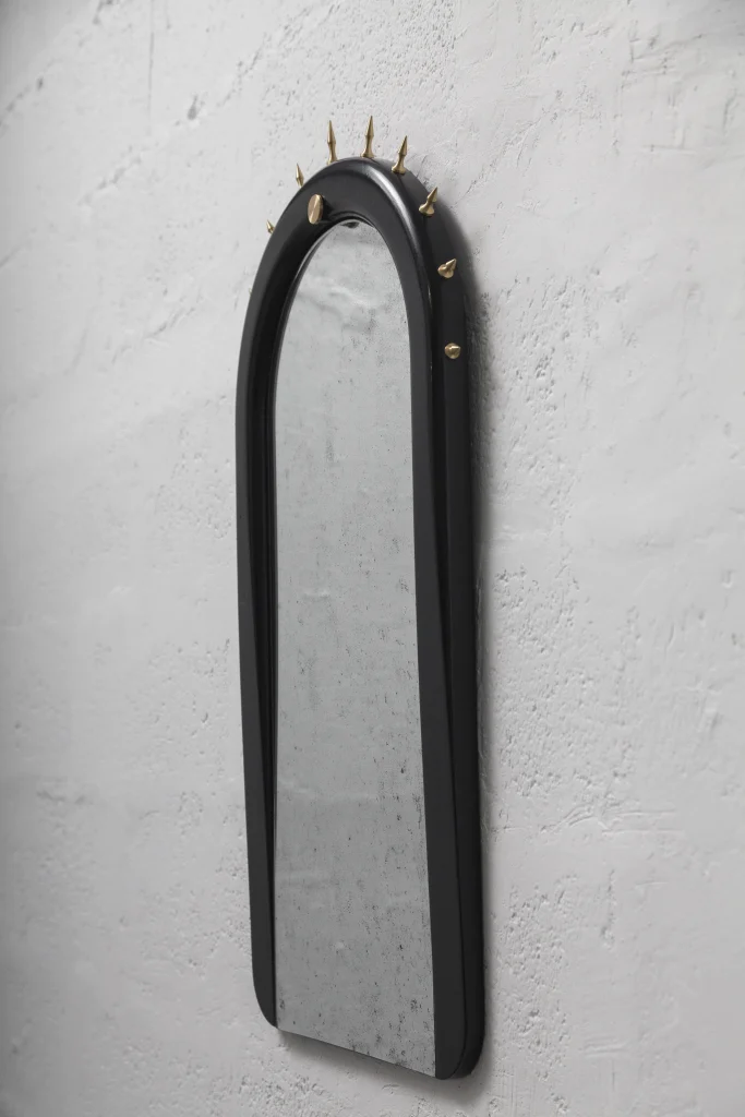 Sitiera_01 - Solid Wood Wall Mirror With Bronze Or Stainless Steel — 5