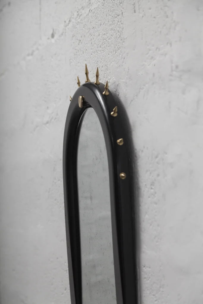 Sitiera_01 - Solid Wood Wall Mirror With Bronze Or Stainless Steel — 7