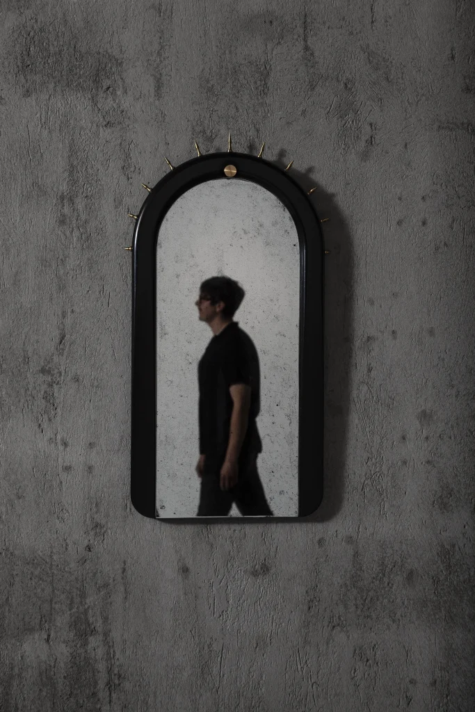 Sitiera_01 - Solid Wood Wall Mirror With Bronze Or Stainless Steel — 10