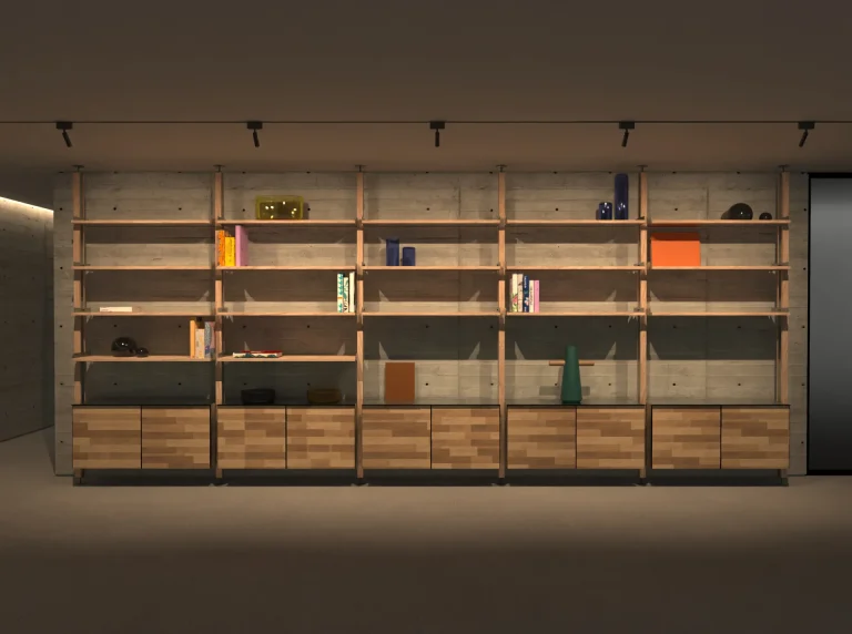 Laxa - Solid Wood Modular Shelving system — 3