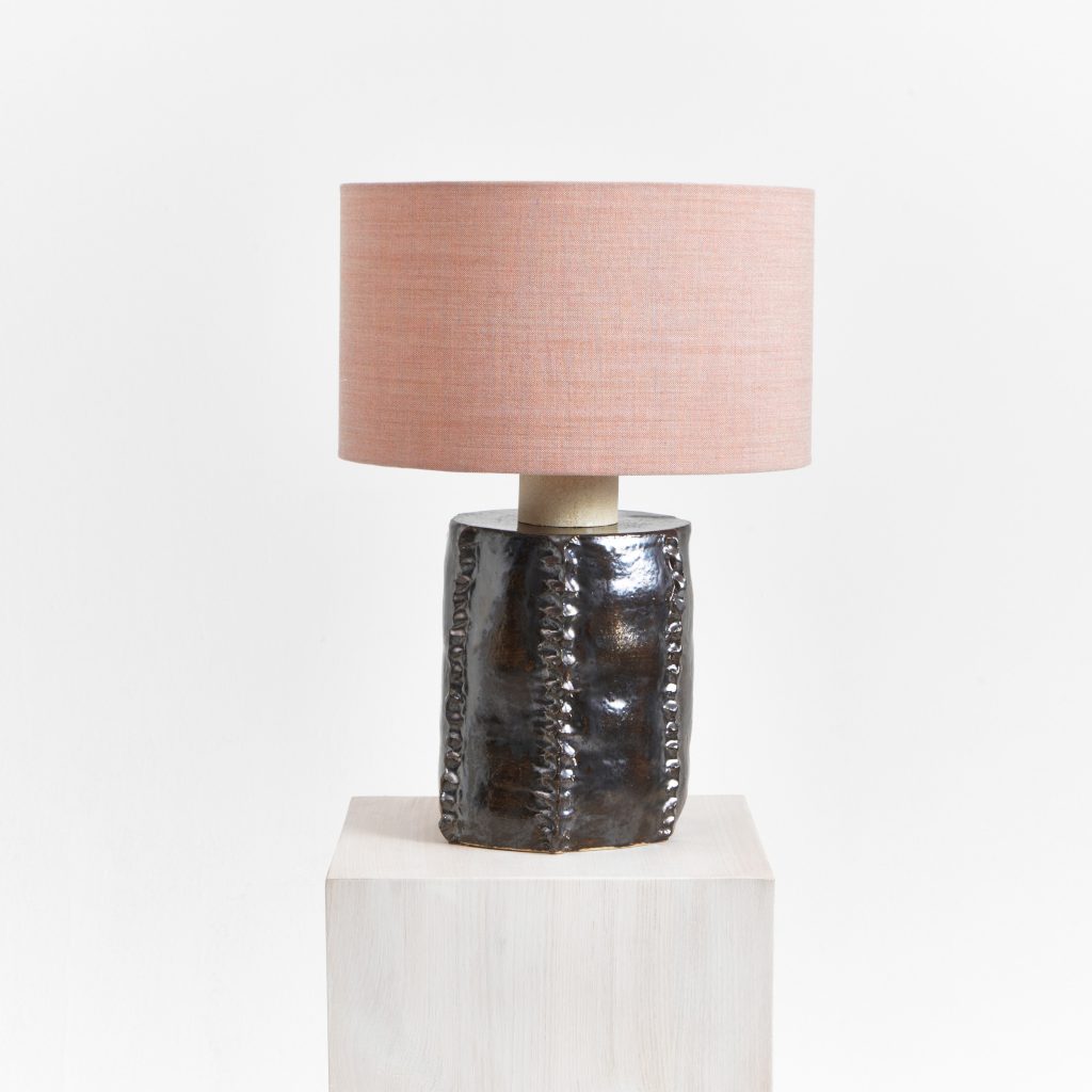 Totem - Ceramic Lamp With Wool Shade — 9