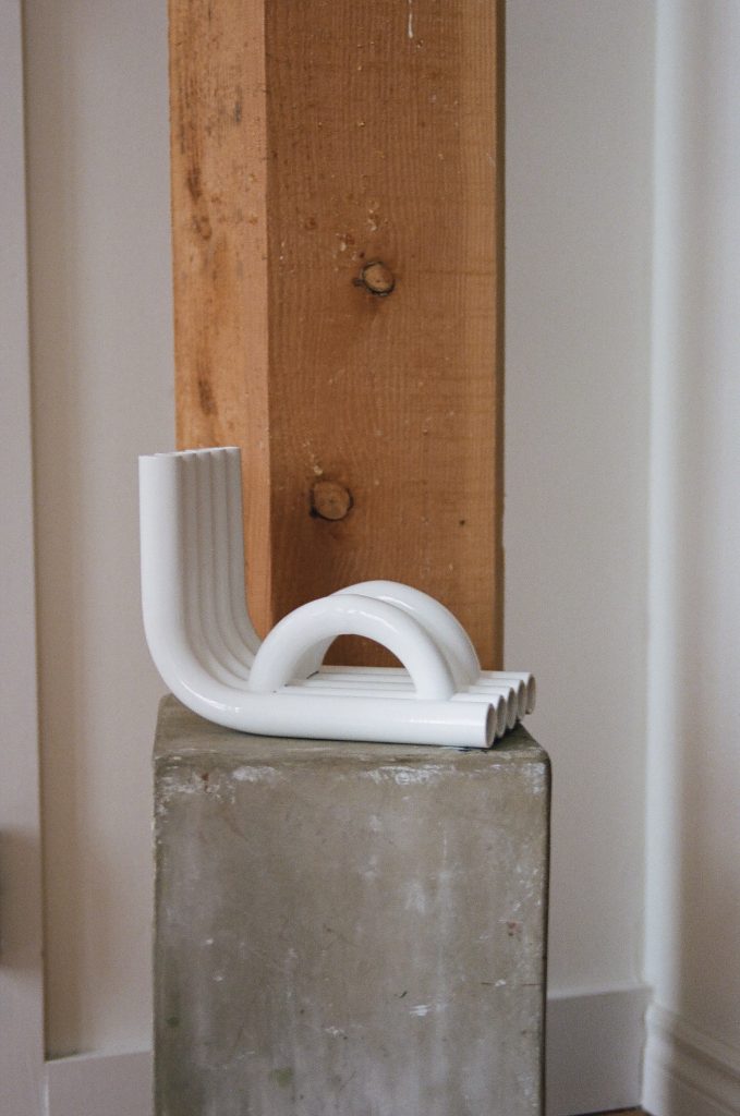 Tube - Pair of two steel tube Bookends — 7