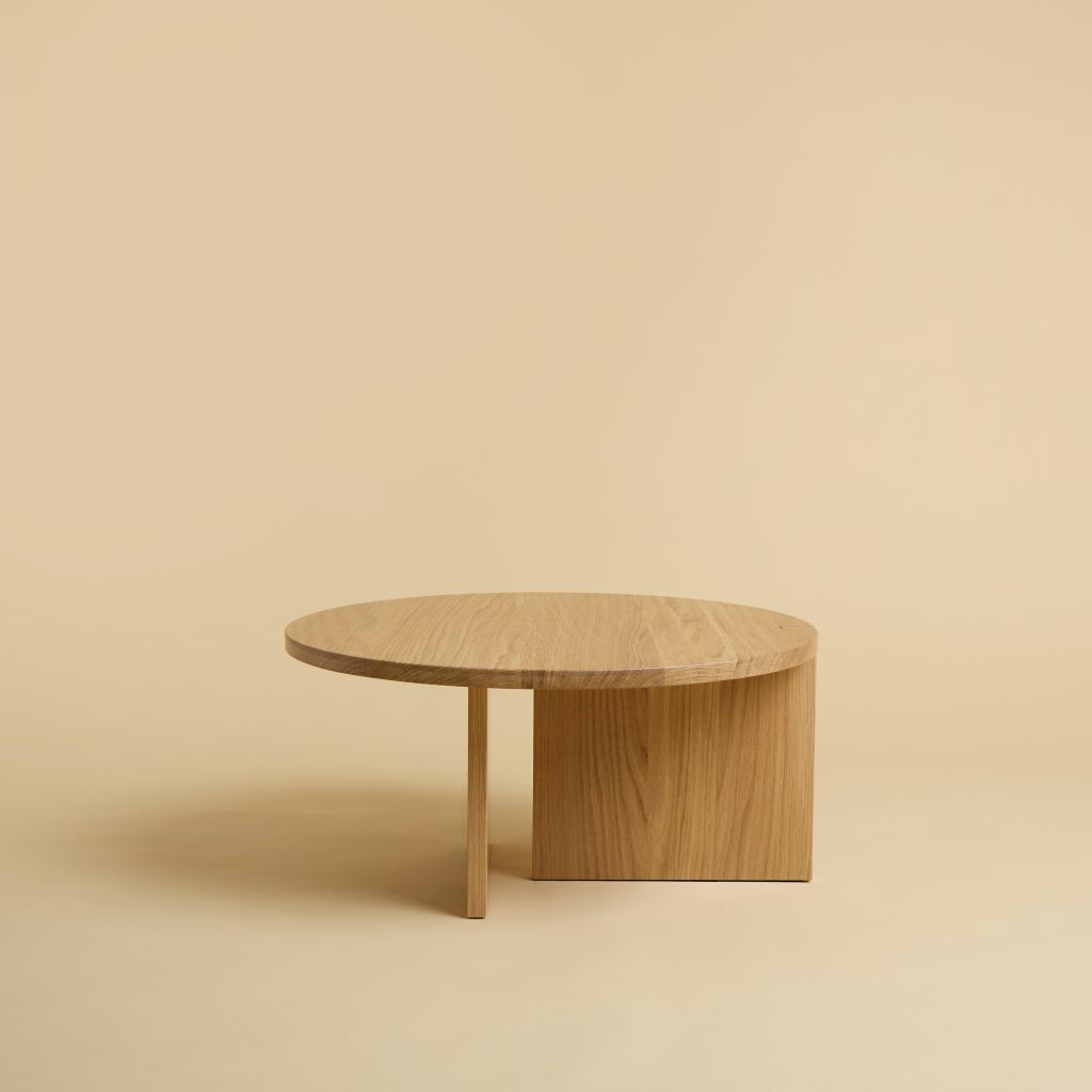 Round Solid Oak Coffee Table - Minami Series — 7