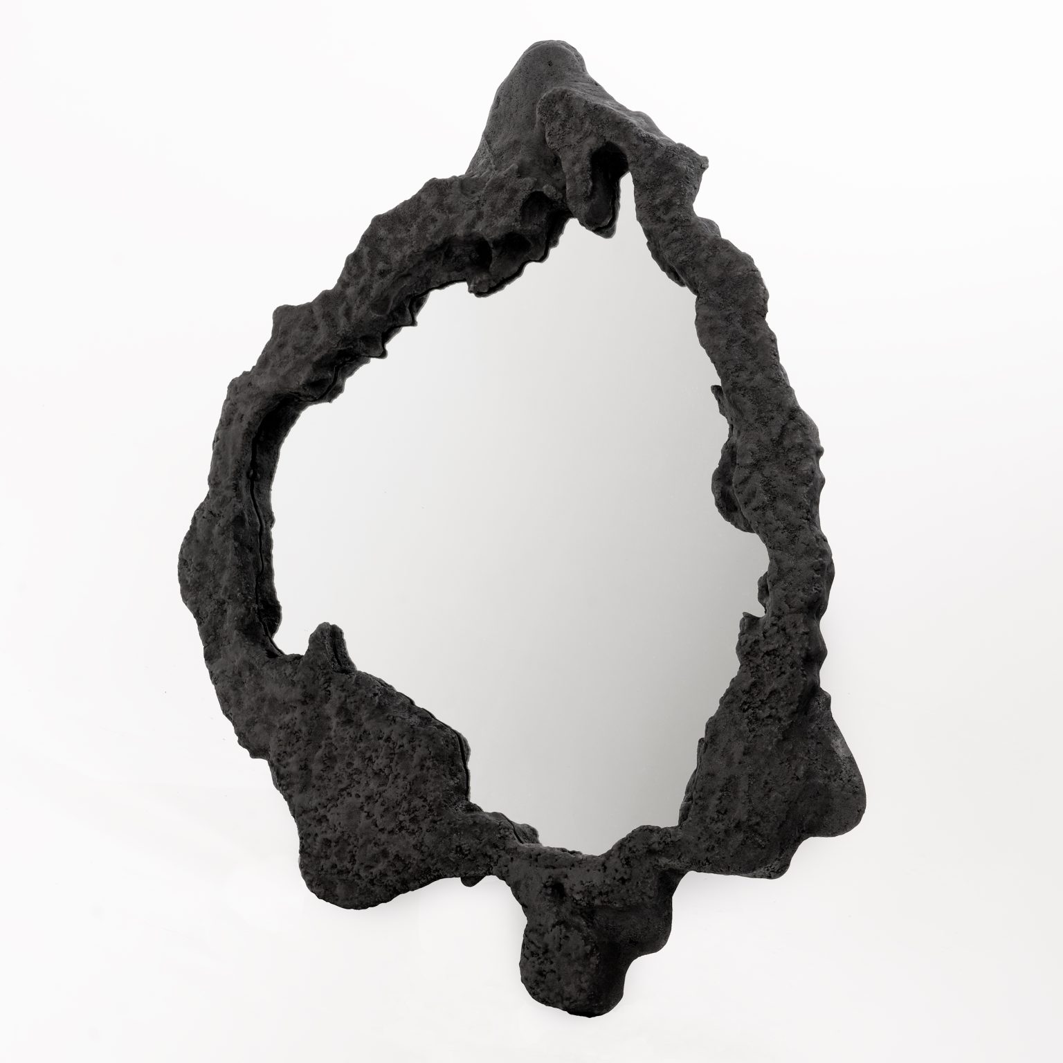 A Beautiful Mind Sculptural Organic Stone Mirror by Odditi ADORNO