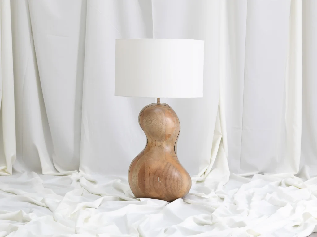 Curvita Table Lamp in Solid Wood — 5
