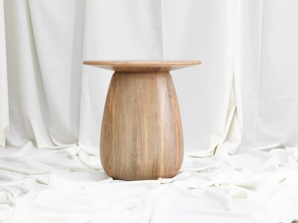 Stalgia - Rounded Wood Side Table — 3