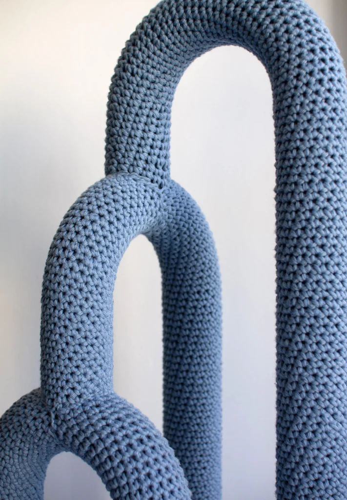 Cumula Table Lamp in Textiles and Steel — 3