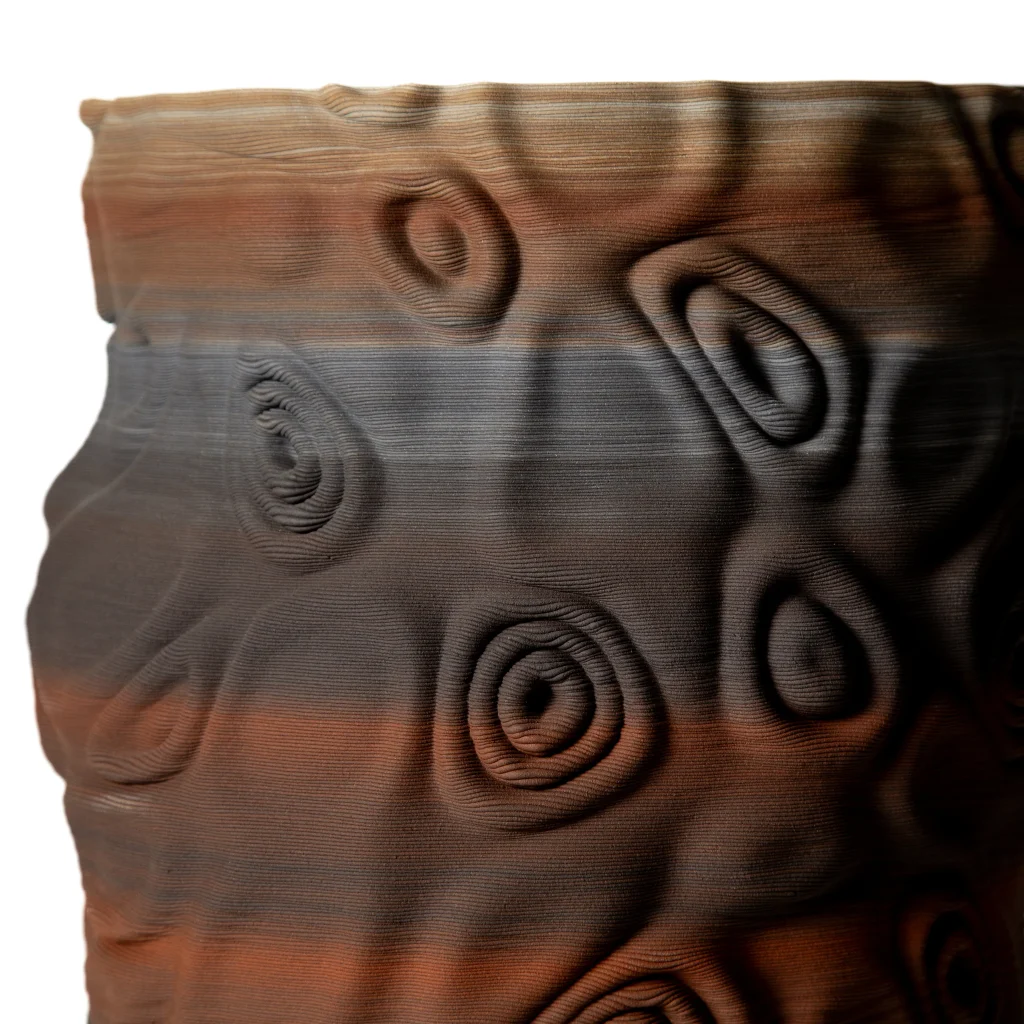 Aegean Whisper: Santorini-inspired Ceramic Vessel - S - 0001 — 3