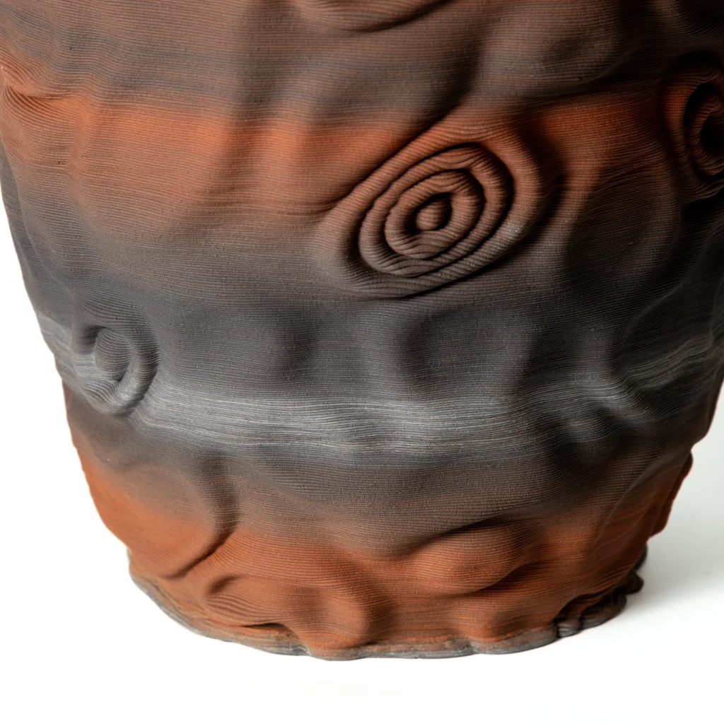 Aegean Whisper: Santorini-inspired Ceramic Vessel - S - 0001 — 4