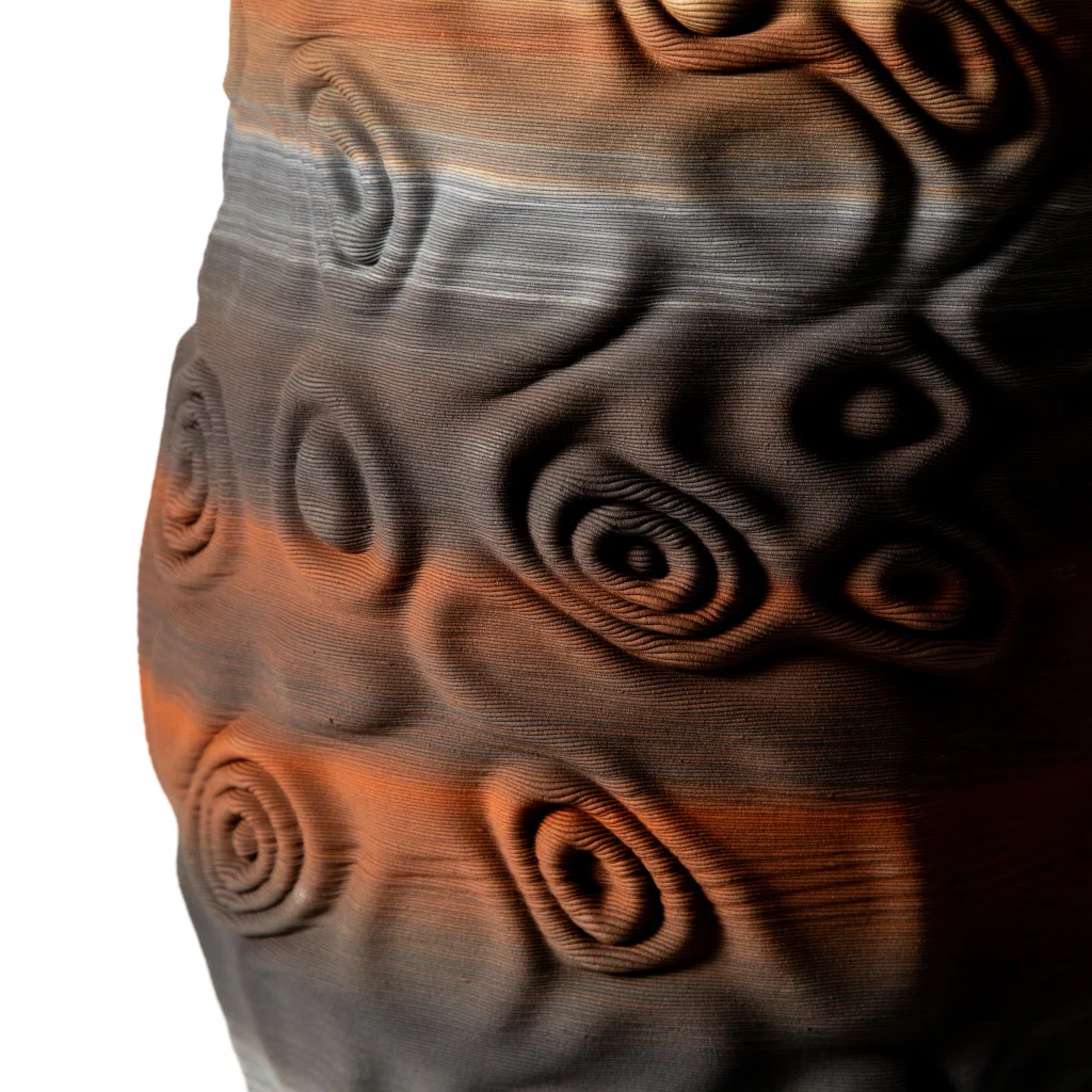 Aegean Whisper: Santorini-inspired Ceramic Vessel - S - 0001 — 8