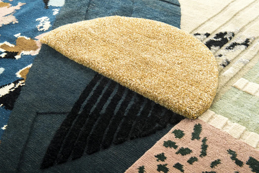 Medley - Eclectic Textured Rug Or Wallhanging — 4