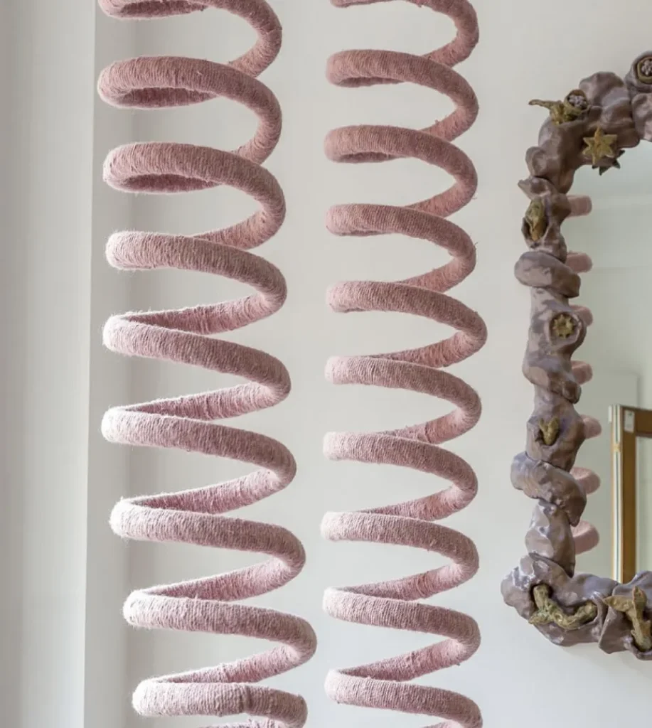 Point Of Contact - Trio Of Sculptural Hanging Spirals - Set Of 3 — 5