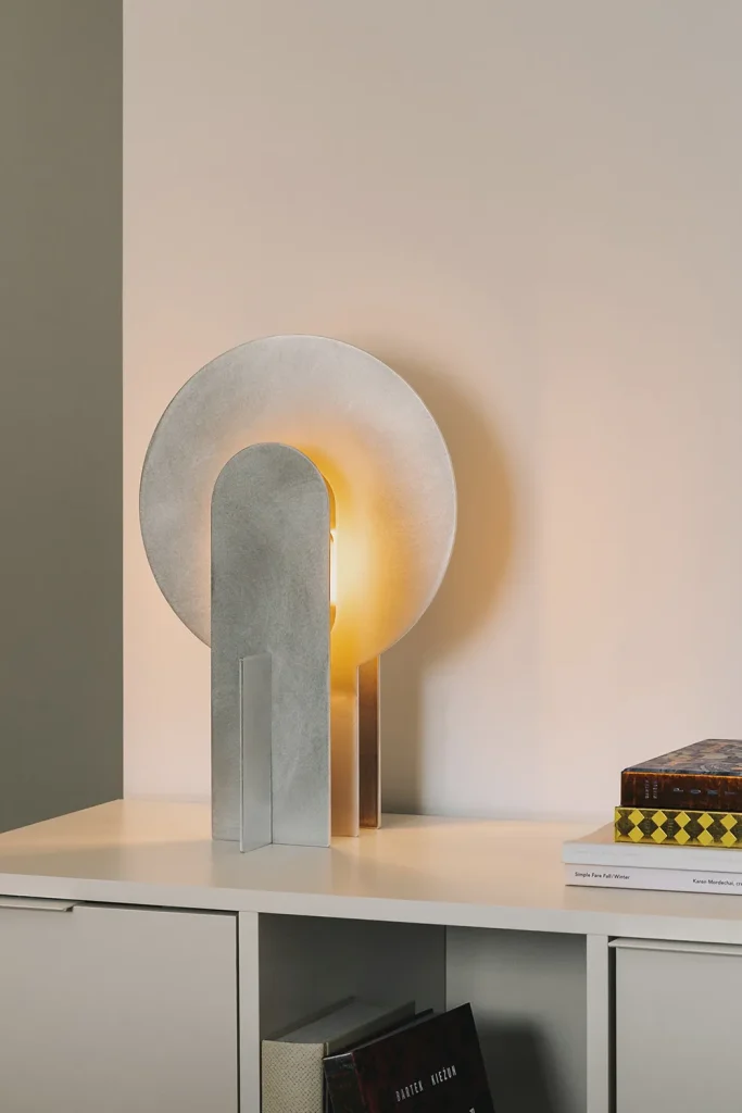 Aurora Table Lamp in Aluminum — 3