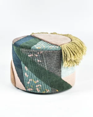 lyk-carpet_colette-rose-mint-and-yellow-wool-pouf_5