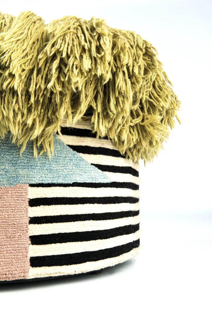 lyk-carpet_colette-rose-mint-and-yellow-wool-pouf_8