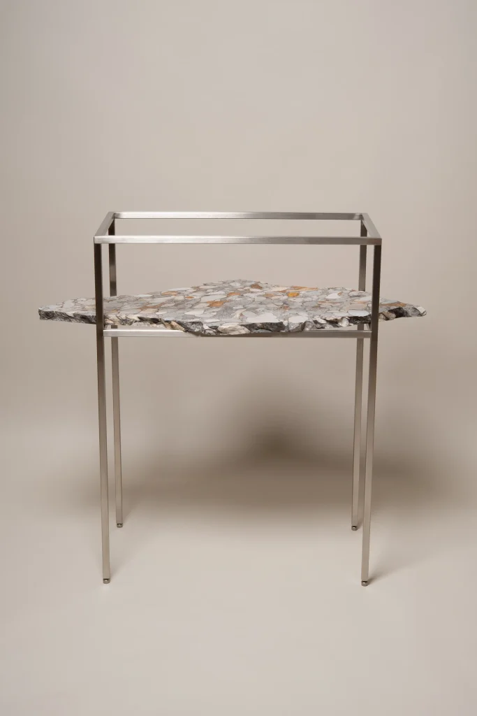 Stainless Steel And Stone Display #3 — 1