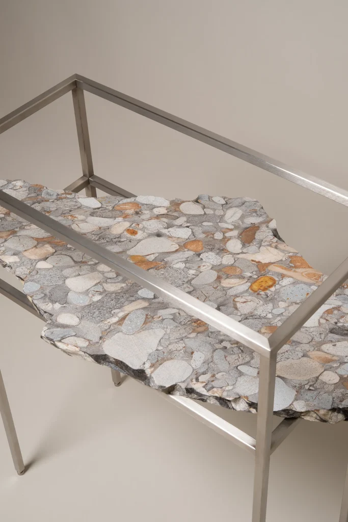 Stainless Steel And Stone Display #3 — 3