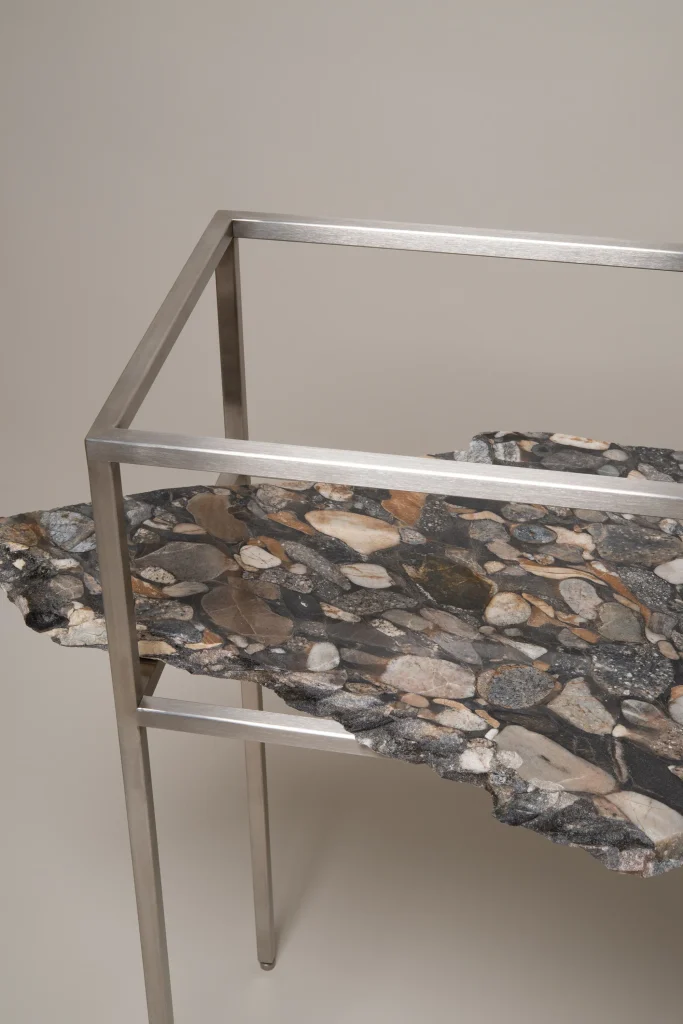 Stainless Steel And Stone Display #3 — 4