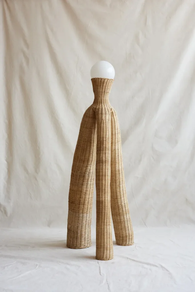 Artefacto Ls 16 Floor Lamp in Woven Wicker Fiber — 4