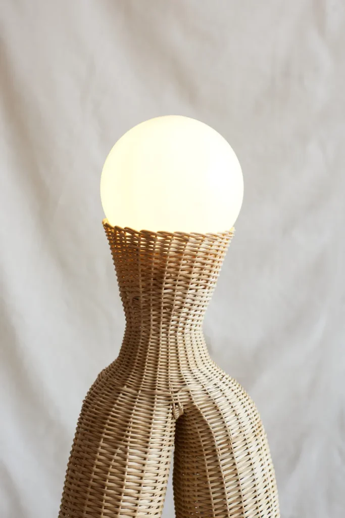 Artefacto Ls 16 Floor Lamp in Woven Wicker Fiber — 5