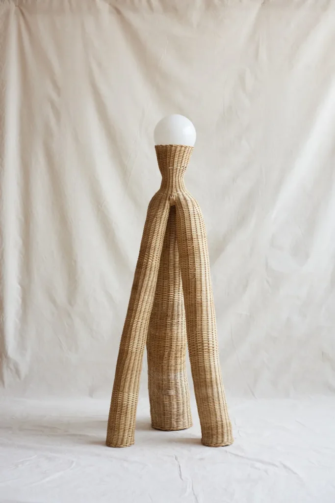 Artefacto Ls 16 Floor Lamp in Woven Wicker Fiber — 6