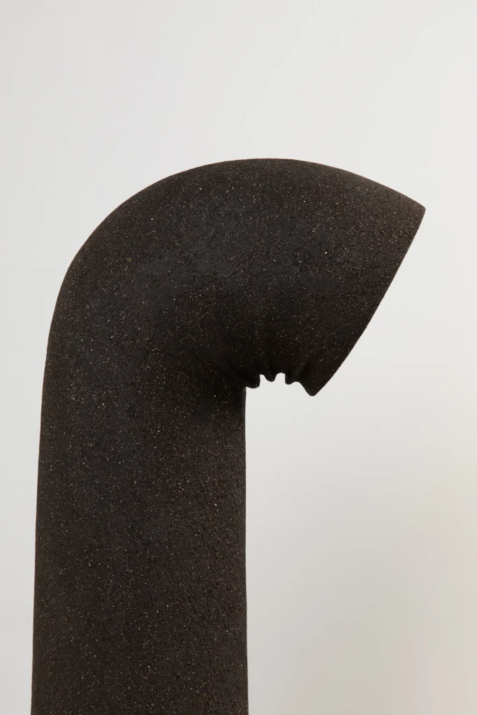 Melo C Table Lamp In Black Ceramic — 2