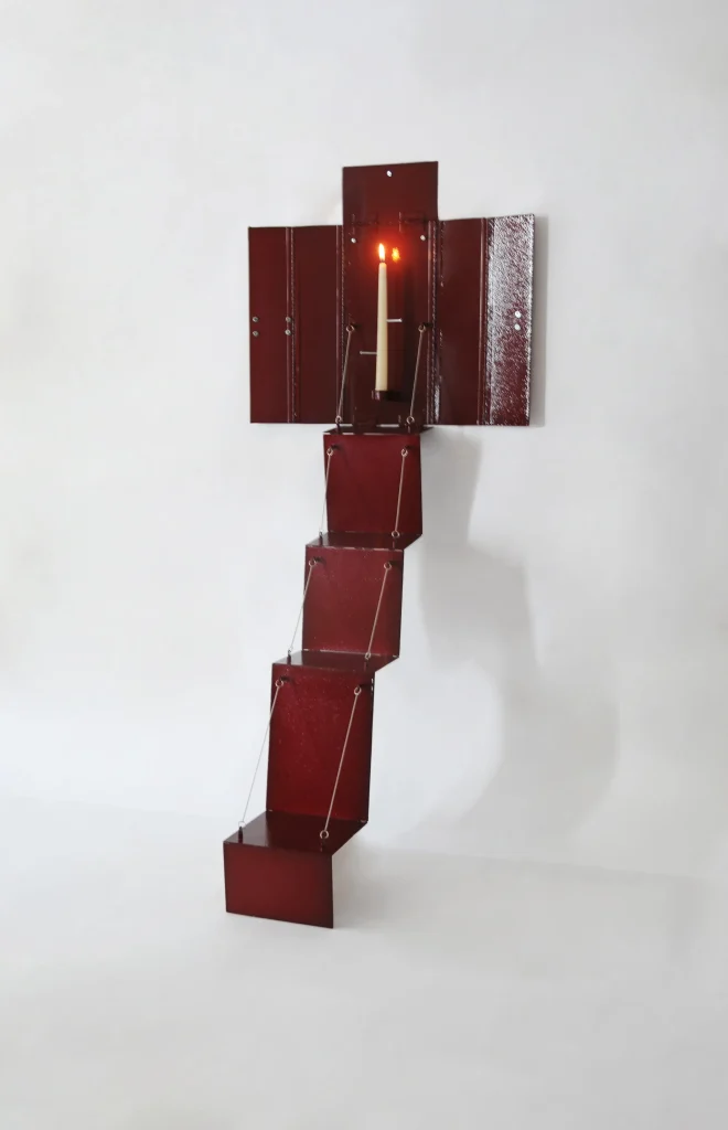 Wax Clock Altar Candle Holder — 1
