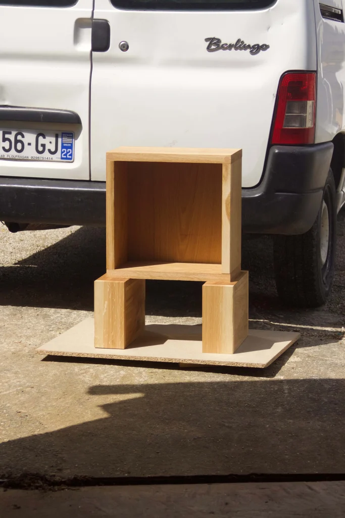 Sensitive Wood - Oak Side Table / Cabinet — 5