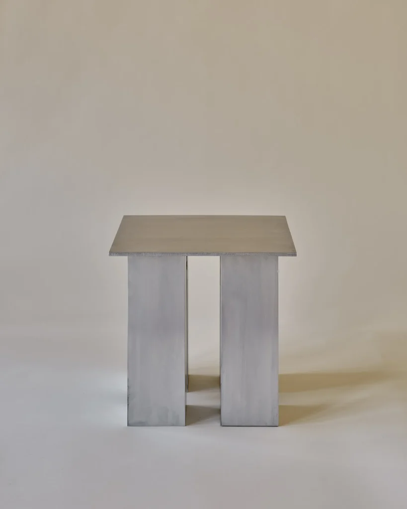 Miter - Aluminum Side Table — 2