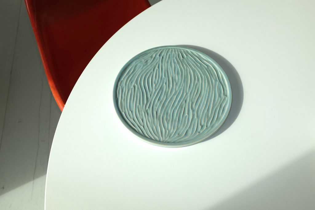 Dune - Hand-carved Ceramic Plate — 6